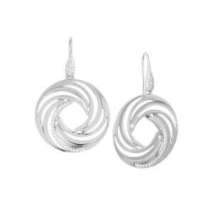 Boccadamo VORTICE Earrings with Round Vortex Pendant
